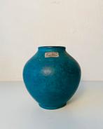 Carstens Tonnieshof keramiek vaas , jaren 70, Gebruikt, Duitsland, Blauw, Aardewerk of Porselein