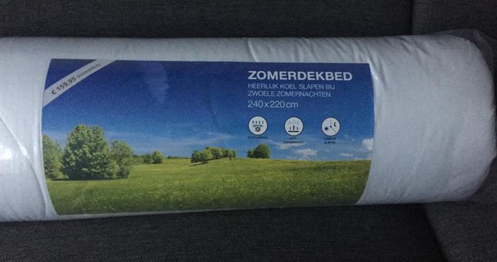 Nieuw Zomerdekbed - 240 x 220 - Nieuwprijs € 159.95, Huis en Inrichting, Slaapkamer | Beddengoed, Nieuw, Deken of Dekbed, Tweepersoons