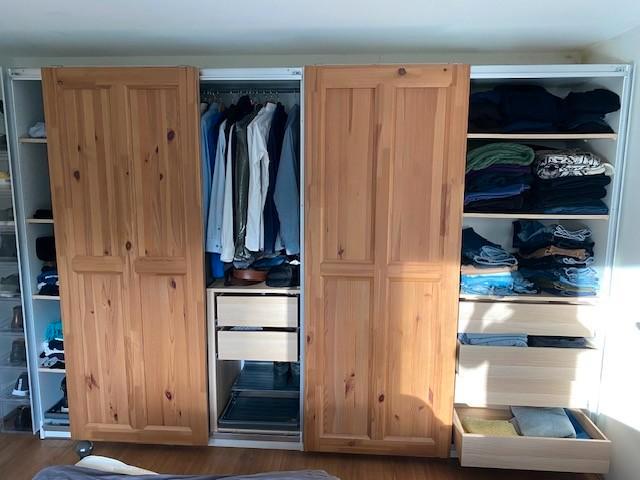 Fijne en ruime kledingkast, Huis en Inrichting, Kasten | Kledingkasten, Gebruikt, 200 cm of meer, 150 tot 200 cm, 50 tot 75 cm