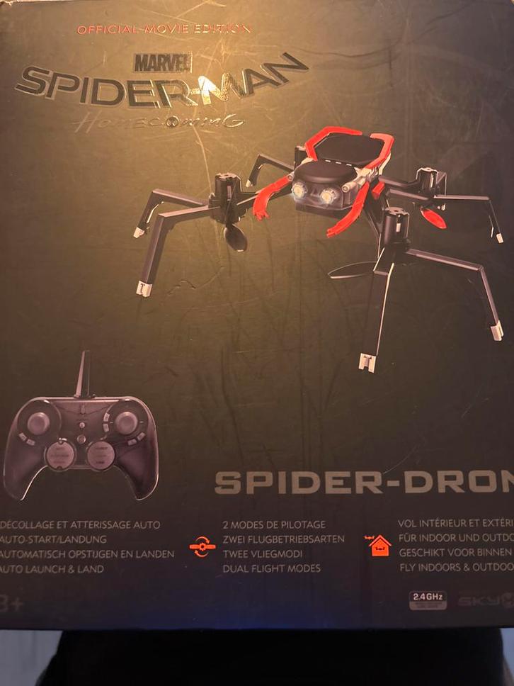 Marvel Spider-Drone -in doos!, Audio, Tv en Foto, Drones, Zo goed als nieuw, Ophalen of Verzenden