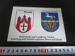 sticker duitsland set gemeente wapen verden / landkreis, Verzamelen, Ophalen, Zo goed als nieuw