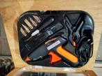 Lijmpistool & Snijset in Koffer, Ophalen of Verzenden, Gebruikt