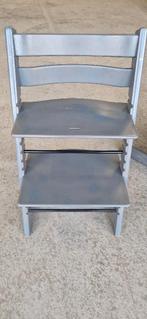 Grijze STOKKE Tripp Trapp kinderstoel triptrap /trip trap, Kinderen en Baby's, Kinderstoelen, Ophalen, Zo goed als nieuw, Meegroeistoel