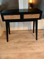 Sitetable rotan, Huis en Inrichting, Tafels | Sidetables, Ophalen, Gebruikt, 50 tot 100 cm, 25 tot 50 cm