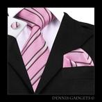 Dennis Gadgets: 100 % zijden stropdas ( 3 delig !! ) DG0295, Kleding | Heren, Stropdassen, Nieuw, Met patroon, Roze, Ophalen