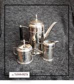 Koffie-set B&F – verchroomd, Antiek en Kunst, Antiek | Tin, Ophalen of Verzenden