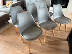 6 eetkamerstoelen, Huis en Inrichting, Stoelen, Zo goed als nieuw, Grijs, Vijf, Zes of meer stoelen, Ophalen