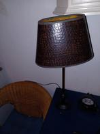 Leuk Schemerlampje met Bruine Kap, Huis en Inrichting, Lampen | Vloerlampen, Klassiek, Ophalen of Verzenden, Zo goed als nieuw