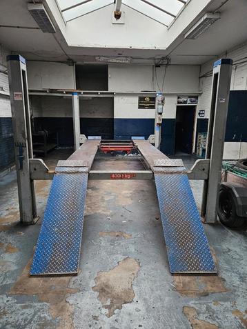 4 kolombrug 4000kg/met brug krik/lange rijplaten/apk keuring beschikbaar voor biedingen