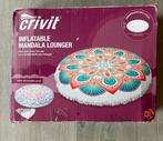 Crivit Opblaasbare Mandala Lounger - Nieuwstaat, Tuin en Terras, Opvouwbaar, Nieuw, Ophalen of Verzenden, Eenpersoons