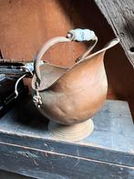 Koperen Ketel met Porseleinen Handvaten, Antiek en Kunst, Antiek | Koper en Brons, Ophalen, Koper