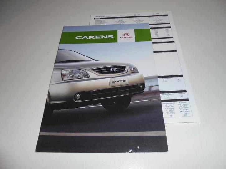 brochure Kia Cerens  2005, Boeken, Auto's | Folders en Tijdschriften, Gelezen, Overige merken, Verzenden