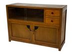Antieke Eiken Art Deco Kastje Vitrinekast Compact Design, Ophalen, Gebruikt, Art deco, Eikenhout