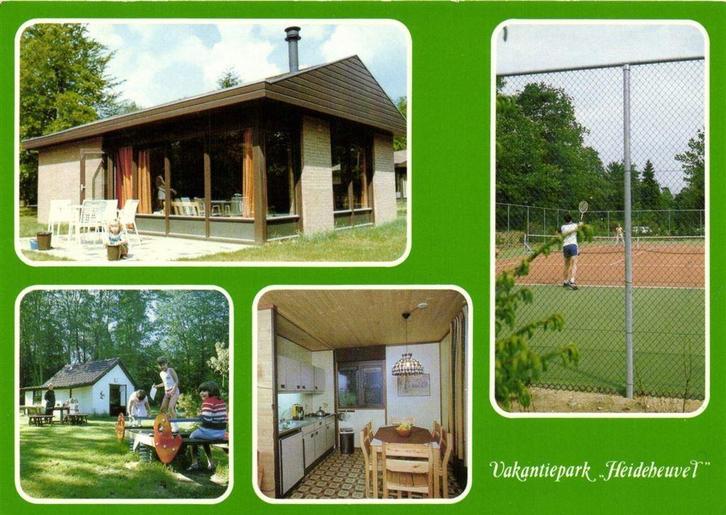 Vakantiepark Heideheuvel - Beekbergen - 4 afb - 1987 gelopen, Verzamelen, Ansichtkaarten | Nederland, Gelopen, Noord-Brabant, 1980 tot heden