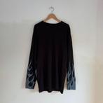 Cheap Monday "Flames Is Tee" shirt maat M, Maat 38/40 (M), Zwart, Cheap monday, Ophalen of Verzenden
