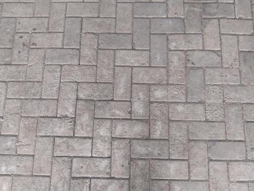 Gratis betonklinkers 300 m2 antraciet, Tuin en Terras, Tegels en Klinkers, Gebruikt, Klinkers, Beton, 10 m² of meer, Ophalen