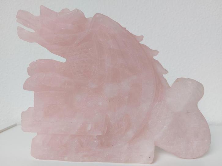 Rozenkwarts Draak op Kasteel - 1 Kilo, Sieraden, Tassen en Uiterlijk, Edelstenen, Ophalen of Verzenden