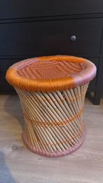 Rotan kruk / plantenstandaard, Huis en Inrichting, Ophalen, Gebruikt, Hout