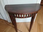 haltafel halfrond, Ophalen, 50 tot 100 cm, Koloniaal, Zo goed als nieuw