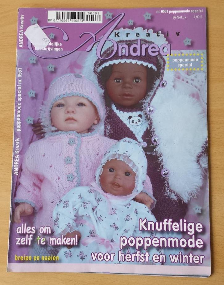 Andrea Kreativ - nr.561 - breien en naaien, Hobby en Vrije tijd, Kledingpatronen, Gebruikt, Overige typen, Kind, Overige merken