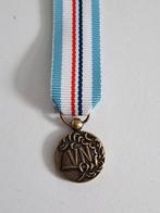 Mini medaille onderscheiding HVN Libanon UNTSO unamir etc, Verzamelen, Ophalen of Verzenden, Landmacht, Nederland, Lintje, Medaille of Wings