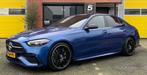 Mercedes-Benz C-klasse 180 AMG Line. pano. memory. 360 camer, Automaat, 4 cilinders, Adaptive Cruise Control, Blauw