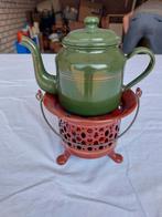 Emaille theepot met warmte houder, Ophalen
