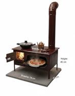TOPDEAL! NIEUWE 3-IN-1: Houtkachel, Terrashaard & Pizzaoven., Huis en Inrichting, Ophalen of Verzenden, Vrijstaand, Hout, Nieuw