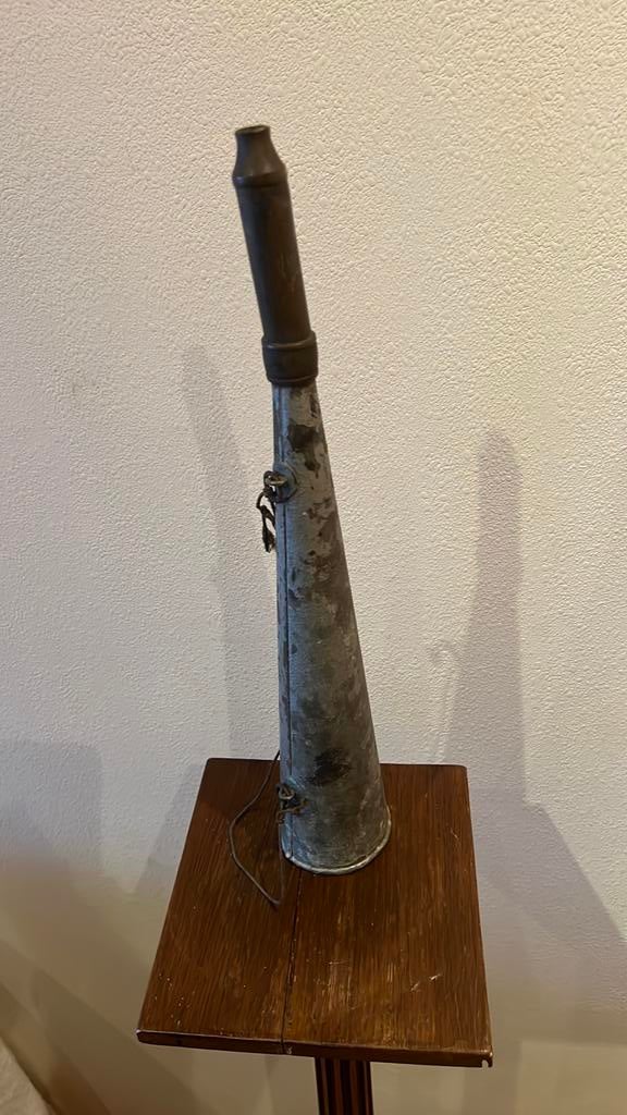 Antieke scheepstoeter 40 cm, Ophalen of Verzenden, Gebruikt