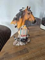 Beeld indianen paard, Verzamelen, Beelden en Beeldjes, Ophalen of Verzenden, Gebruikt, Dier