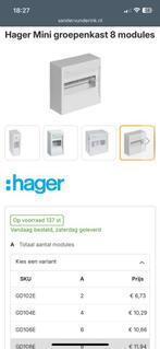 Hager Gd108E, Doe-het-zelf en Verbouw, Elektra en Kabels, Ophalen of Verzenden, Nieuw, Overige typen