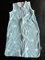 70 cm Jollein slaapzak mint groen met witte sterren, Ophalen of Verzenden, Zo goed als nieuw, 70 tot 85 cm, Slaapzak