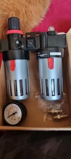 Kibani Drukregelaar Met Waterafscheider En Olie Vernevelaar, Nieuw, Ophalen of Verzenden, Minder dan 200 liter/min, 6 tot 10 bar