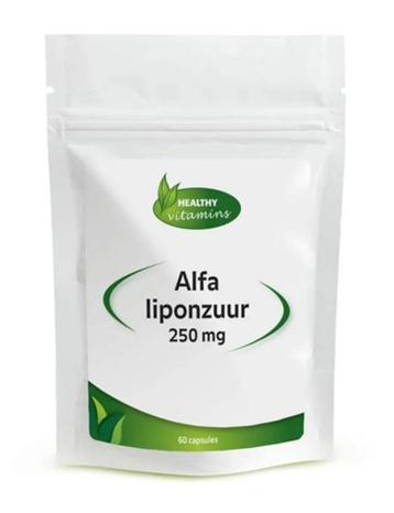 60 caps Alfaliponzuur / alphaliponzuur 250 mg supplementen beschikbaar voor biedingen