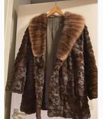 Bontjas dames, Maat 38/40 (M), Bruin, Ophalen of Verzenden, Zo goed als nieuw