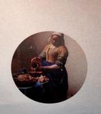 Muurdecoratie Melkmeisje van Vermeer (2x), Huis en Inrichting, Woonaccessoires | Schilderijen, Tekeningen en Foto's, Nieuw, Foto of Poster
