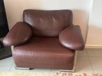 Artanova Bank en Stoel - Stijlvol en Comfortabel, Huis en Inrichting, Ophalen of Verzenden, Zo goed als nieuw, 75 tot 100 cm, Leer