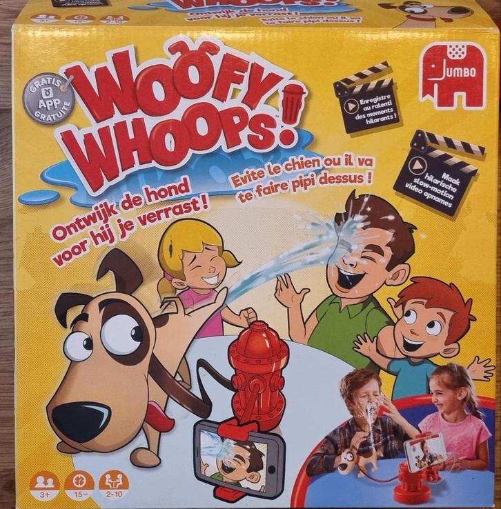 Woofy Whoops spel, Hobby en Vrije tijd, Gezelschapsspellen | Overige, Zo goed als nieuw, Ophalen