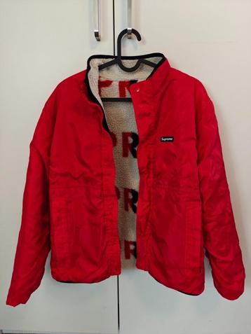 Supreme Reversible Logo Fleece Jacket – Fall/Winter 2018 beschikbaar voor biedingen