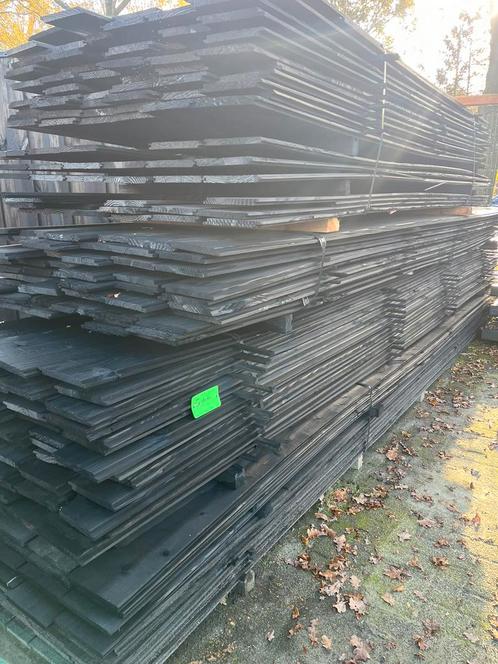 Douglas sponningplanken zwart geïmpregneerd, Doe-het-zelf en Verbouw, Hout en Planken, Nieuw, Plank, Overige houtsoorten, 300 cm of meer