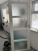 binnendeur met beslag, Gebruikt, Binnendeur, Ophalen of Verzenden, Glas