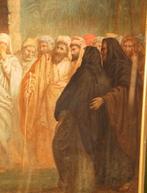 .Schilderij Veldhuijzen Johannes Hendrik 1831-1910 Amsterdam, Ophalen of Verzenden