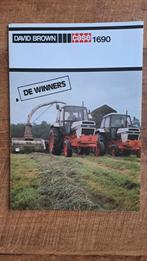 Folder DAVID BROWN  CASE 1690 tractor, trekker, Ophalen of Verzenden, Zo goed als nieuw, Folder