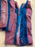 Retro gestreepte gordijnen, Huis en Inrichting, Stoffering | Gordijnen en Lamellen, Ophalen of Verzenden, 50 tot 100 cm, 200 cm of meer