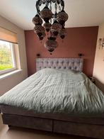 Boxspring 220 x 200, Huis en Inrichting, Ophalen, Tweepersoons, Zo goed als nieuw, 180 cm
