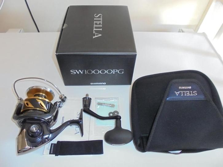 Big Game Shimano Stella SW-C 10000PG Molen Made in Japan., Watersport en Boten, Hengelsport | Zeevissen, Nieuw, Molen, Ophalen of Verzenden