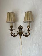 Wandlamp messing, Huis en Inrichting, Lampen | Wandlampen, Ophalen of Verzenden, Zo goed als nieuw