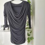 Leuk zwart shirt met waterval maat S koopje nu, Kleding | Dames, T-shirts, Ophalen of Verzenden, Zo goed als nieuw, Zwart, Korte mouw
