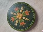 Draaiplateau handbeschilderd uniek vintage retro, Ophalen of Verzenden
