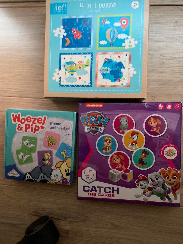 2 x nieuwe Memory en puzzel 2+, Kinderen en Baby's, Speelgoed | Educatief en Creatief, Zo goed als nieuw, Ophalen of Verzenden